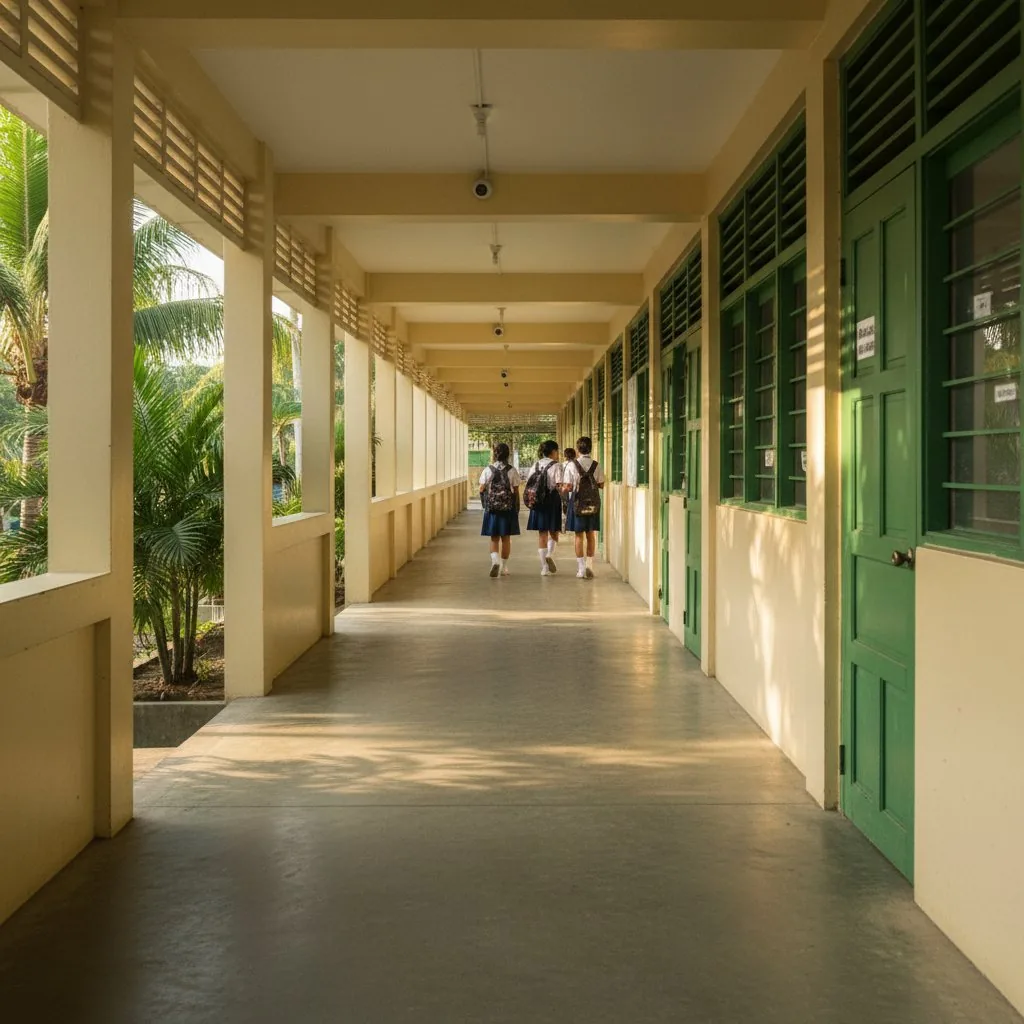 Campus corridor